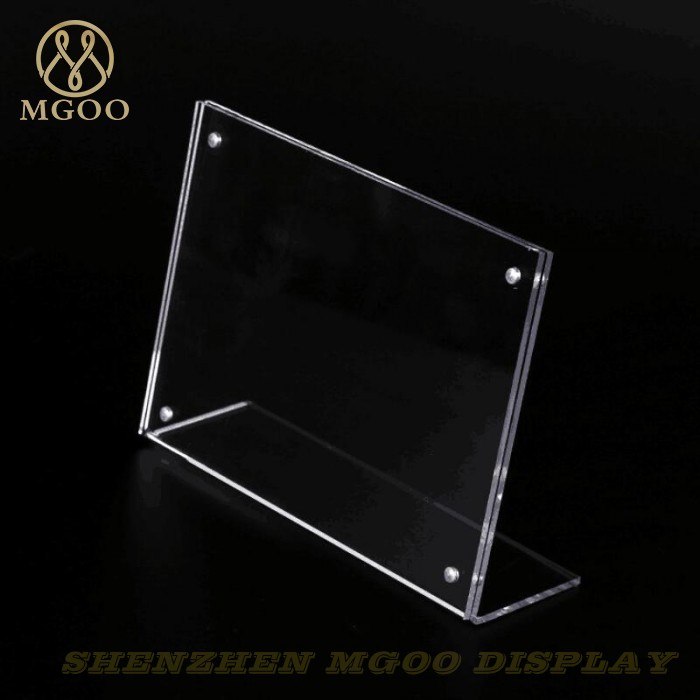 Crystal Clear Acrylic Photo Frame Sign Holder with Magnet Connection