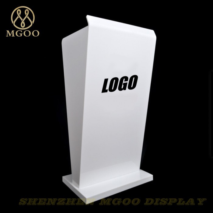 Custom Acrylic Pulpit Lectern White Color