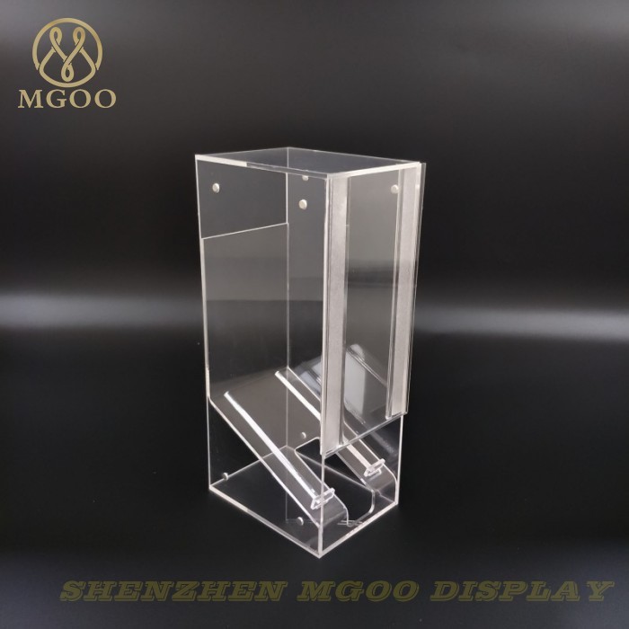 Countertop-Clear-Acrylic-Dispenser-with-Printing-Slot